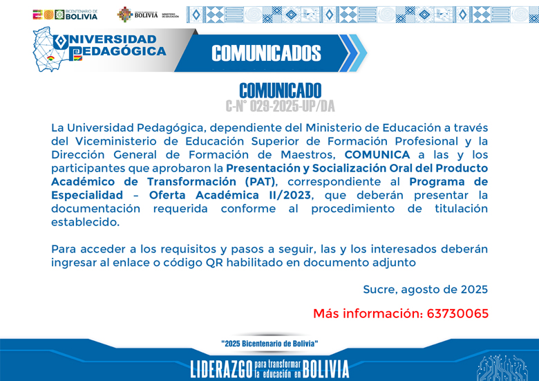 COMUNICADO