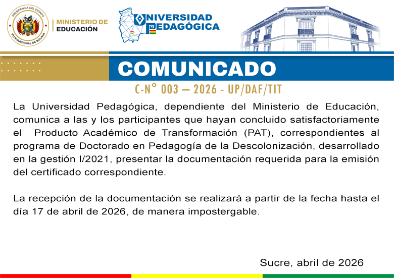 COMUNICADO