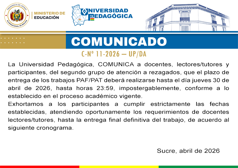 COMUNICADO