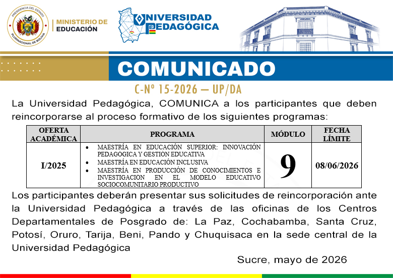 COMUNICADO