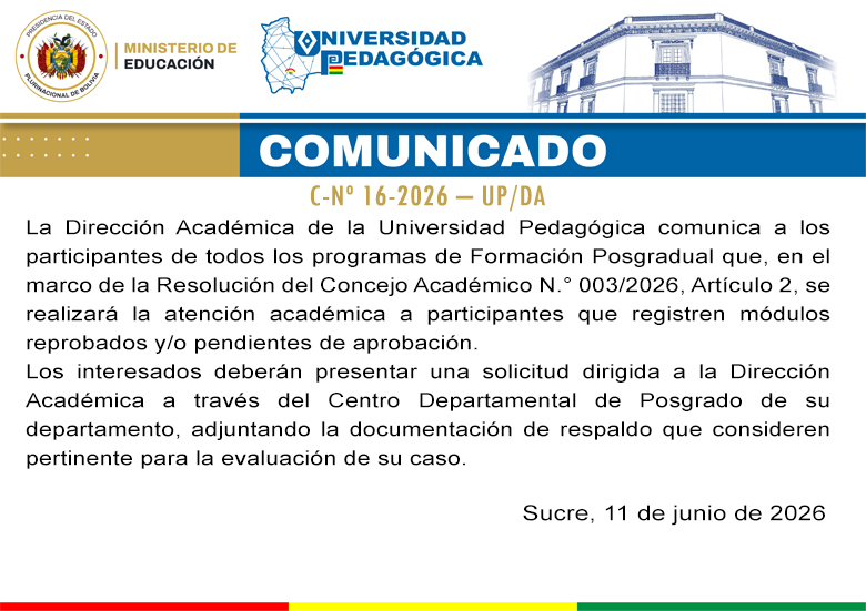 COMUNICADO