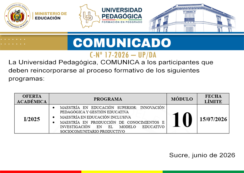 COMUNICADO