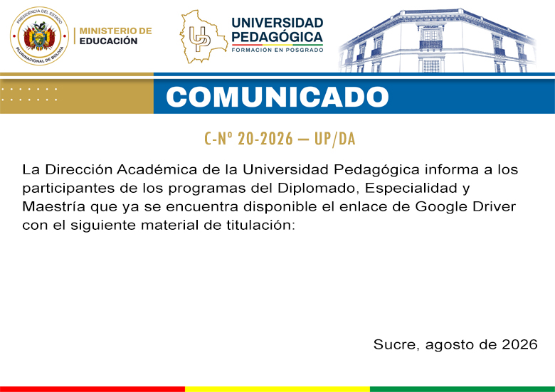 COMUNICADO