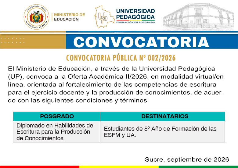CONVOCATORIA